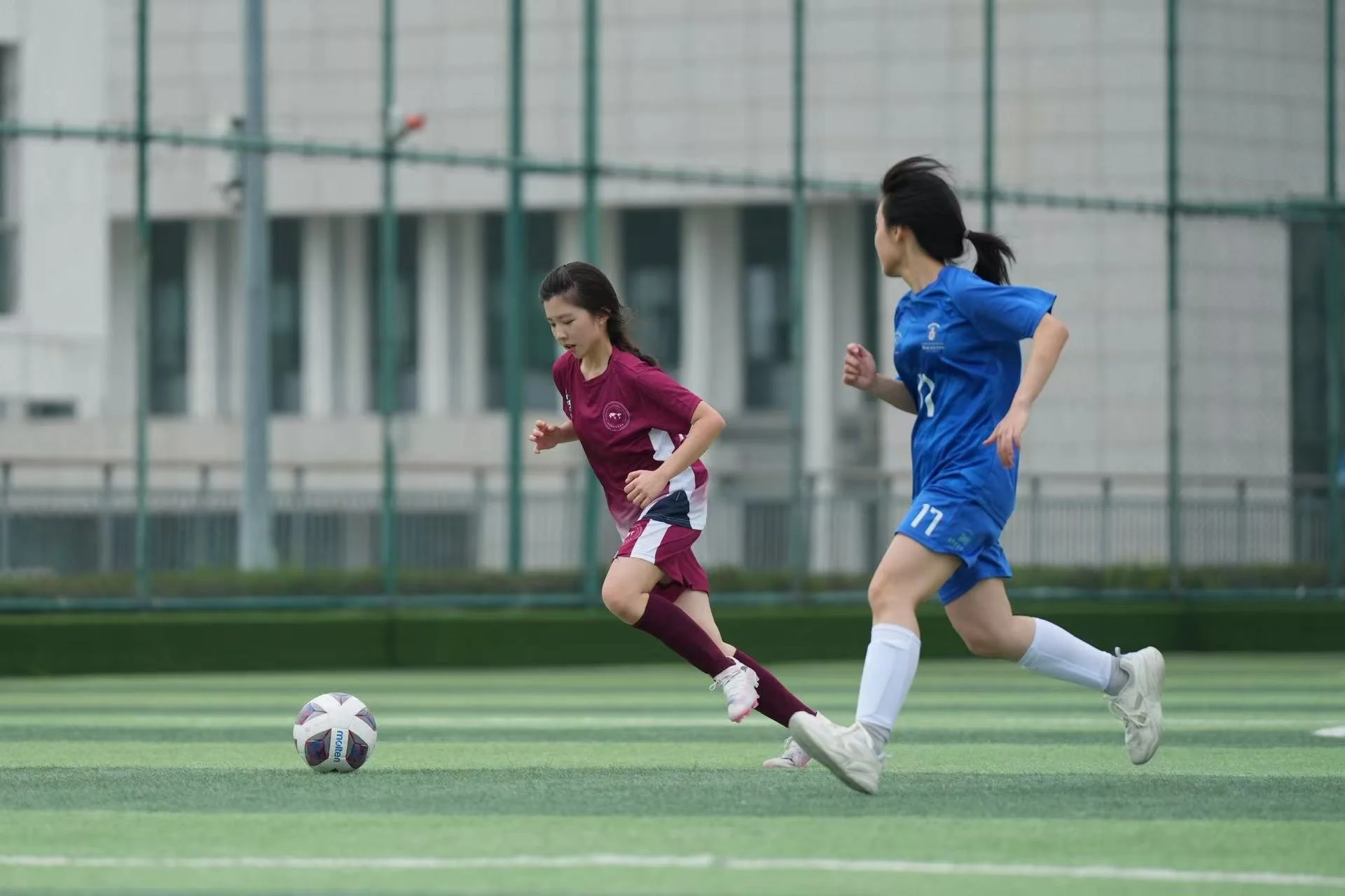 Football — match action